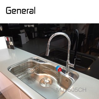 【富爾康】免運•國產•General廚房不鏽鋼龍頭MJ-505CH不銹鋼冷熱水龍頭名將無鉛水龍頭檯面式龍頭