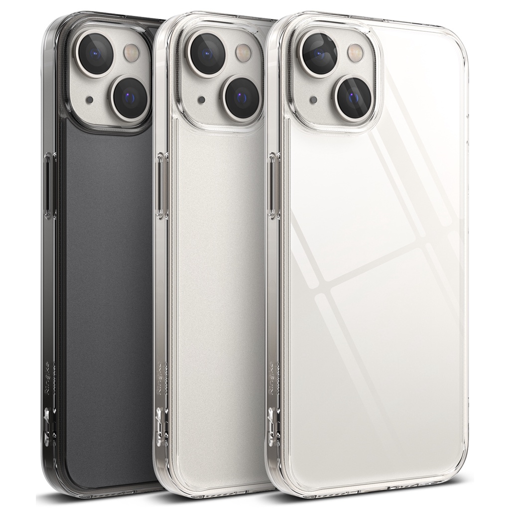 Ringke Fusion 全透明 啞光 透明黑 防刮硬背軟邊手機殼 iPhone 14 Plus 14