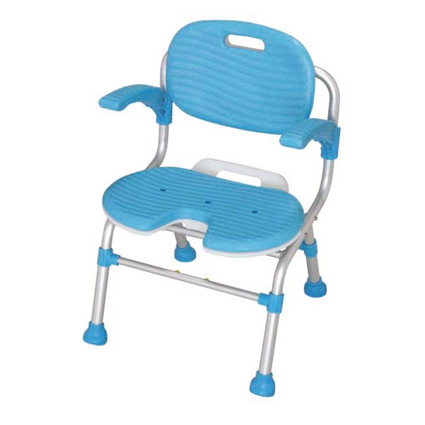 【海夫健康生活館】HEF TacaoF幸和 扶手型大洗澡椅U型 沐浴椅(KSCU01)