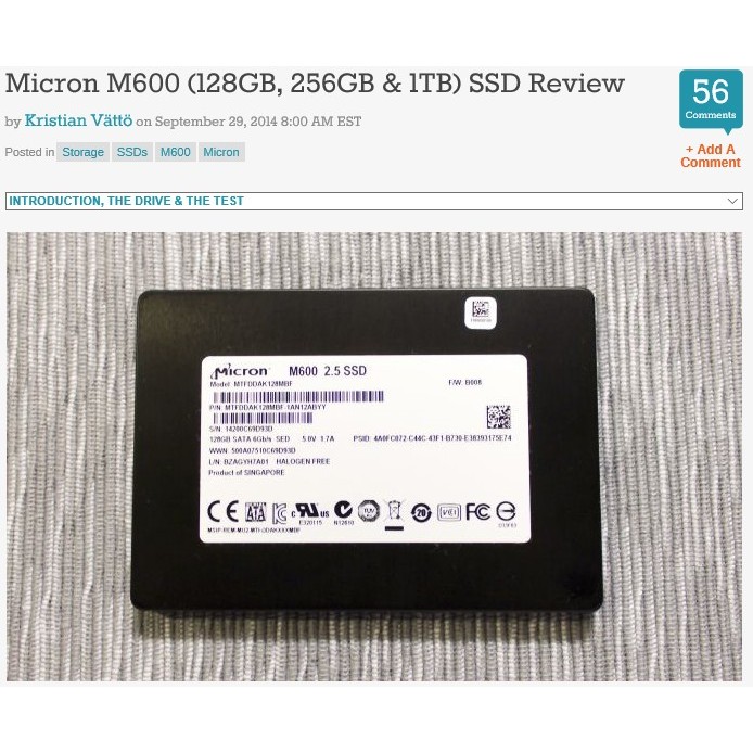 Micron M600 skhynix SC300( 256GB &amp;1TB) SSD 硬碟