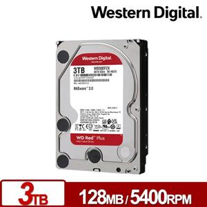 WD 紅標 Plus 3TB 3.5吋 NAS硬碟 (WD30EFZX) 可搭賣場內任一NAS 再享優惠 全新品