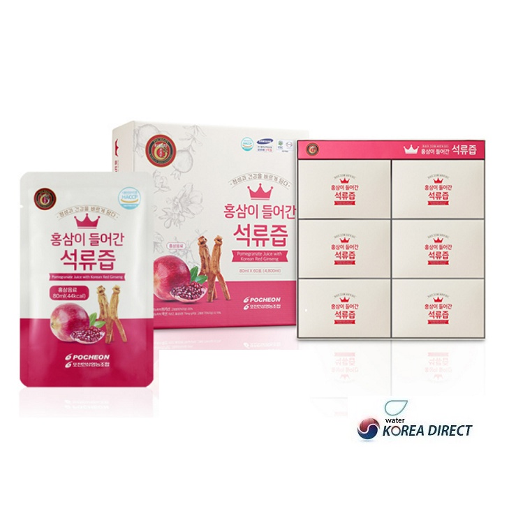 韓國 POCHEON 6年根紅蔘石榴濃縮液 80mlx60包