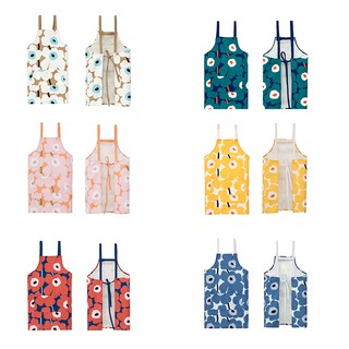 芬蘭設計師同款圍裙防水無袖圍裙家居烘焙圍裙家用廚房圍裙時尚