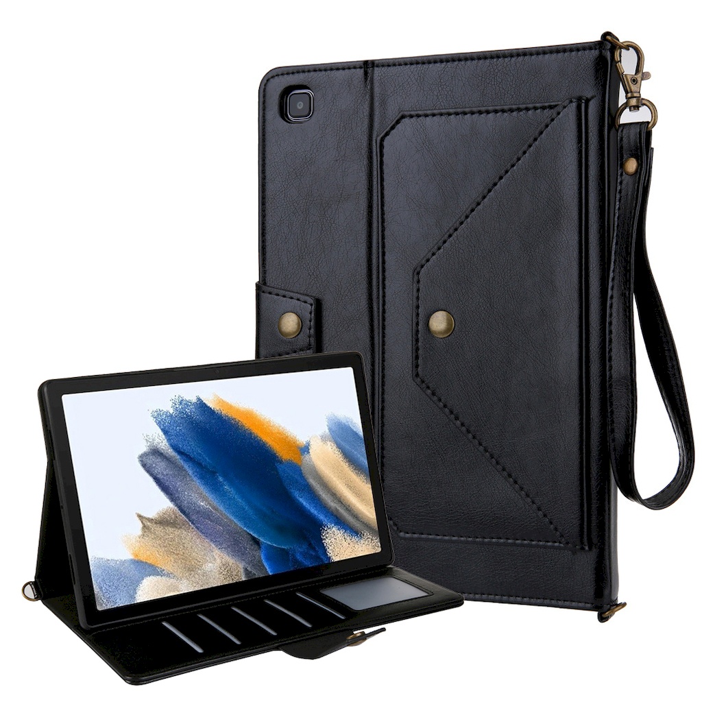 三星 Galaxy Tab A8 10.5 X200 X205 皮革保護套新款肩帶側背平板套信封造型皮套支架保護套