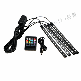 臺灣現貨🌟LED汽車氛圍燈 聲控 USB/點菸器車內氣氛燈 汽車氣氛燈 車用氛圍燈 氛圍燈 車用氣氛燈 車內氣氛燈