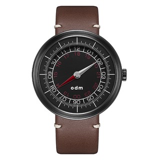 【odm】ONE單針系列羅盤設計腕錶-咖啡棕/DD169-03/台灣總代理公司貨享兩年保固