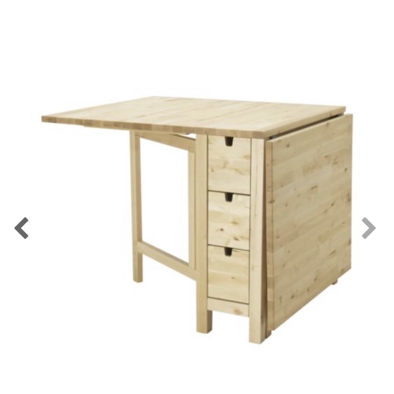 二手 IKEA NORDEN 折疊桌, 樺木 IKEA