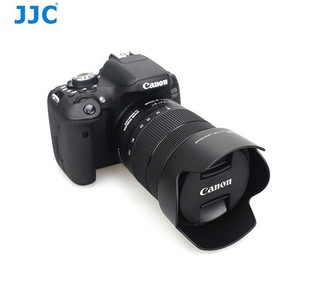 JJC Canon佳能EW-73D遮光罩R5 R6 90D 80D 77D相機18-135mm 24-105鏡頭