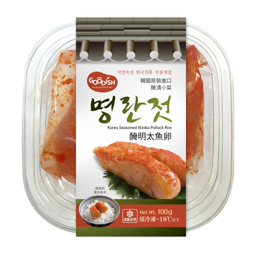 韓國醃明太魚卵100g 蝦皮購物