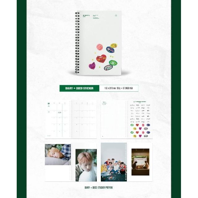 BTS 2019 season greeting 單售日程本