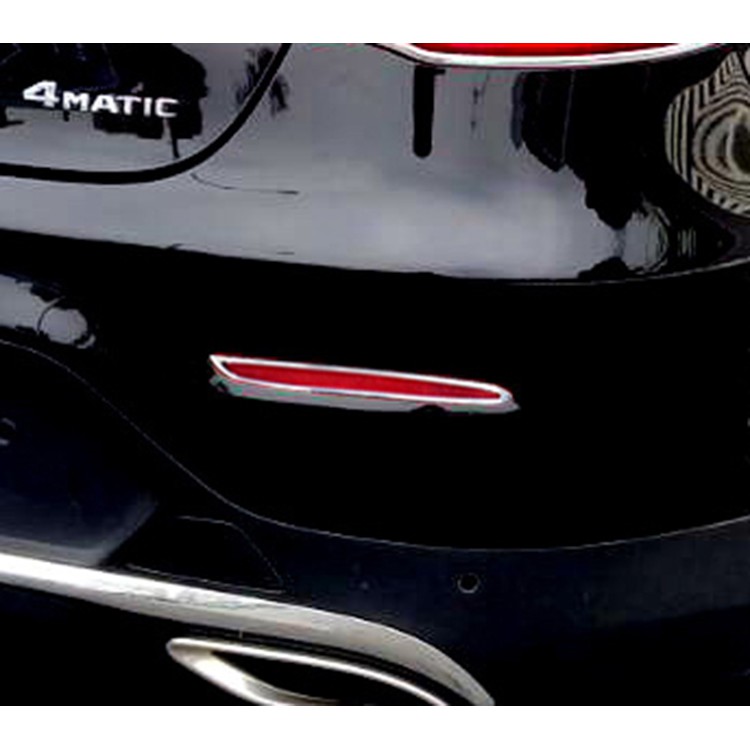 JR-佳睿精品 2016-19 Benz GLC C253 Coupe 台製 改裝 鍍鉻後反光片框 後保桿框 電鍍飾條