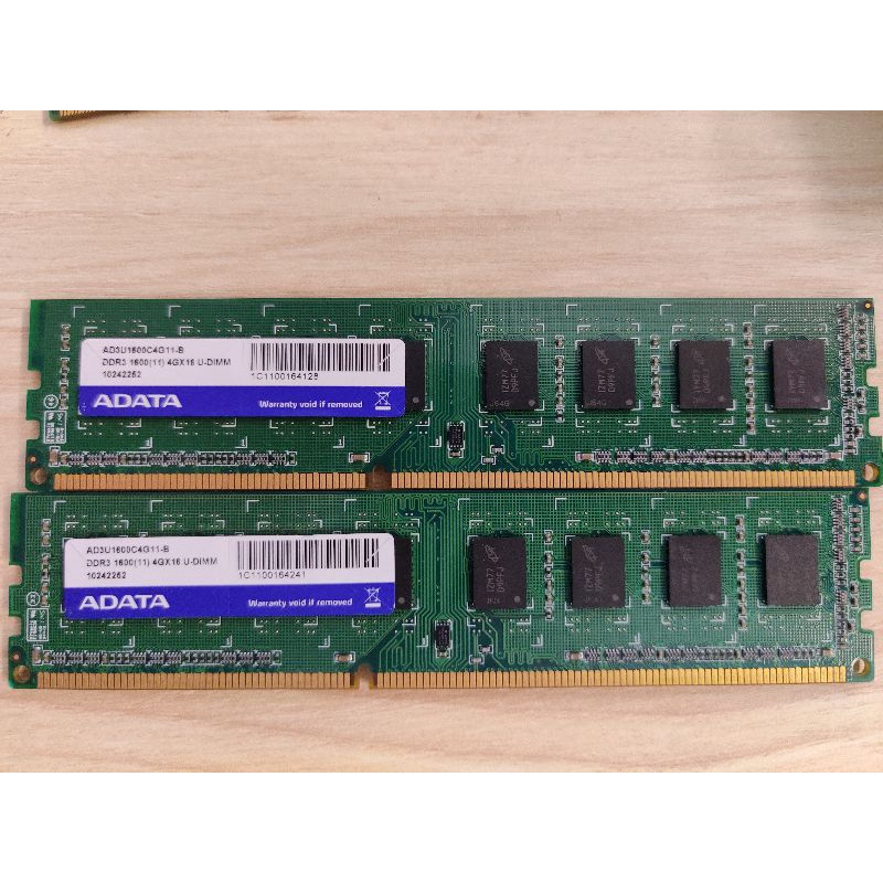 ADATA 威剛 AD3U1600C4G11-B 4GB DDR3 1600 桌上型記憶體