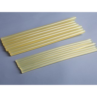 黃色透明高黏度熱熔膠條 直徑7mm 直徑11mm 長約270mm 熱熔膠槍