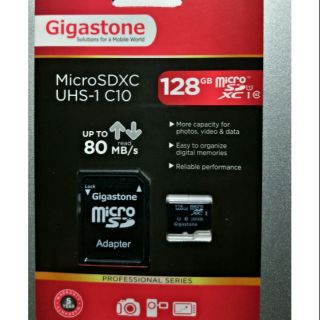 Gigastone 128GB 80MB/S記憶卡