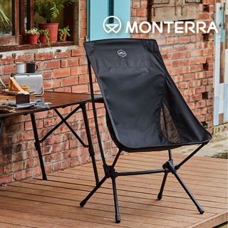 Monterra CVT2 M 輕量蝴蝶形摺疊椅 黑色 / 露營椅 戰術椅 月亮椅