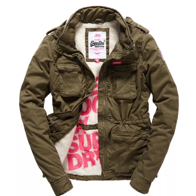 Superdry Winter Rookie Military Jacket Deepest Army 代購