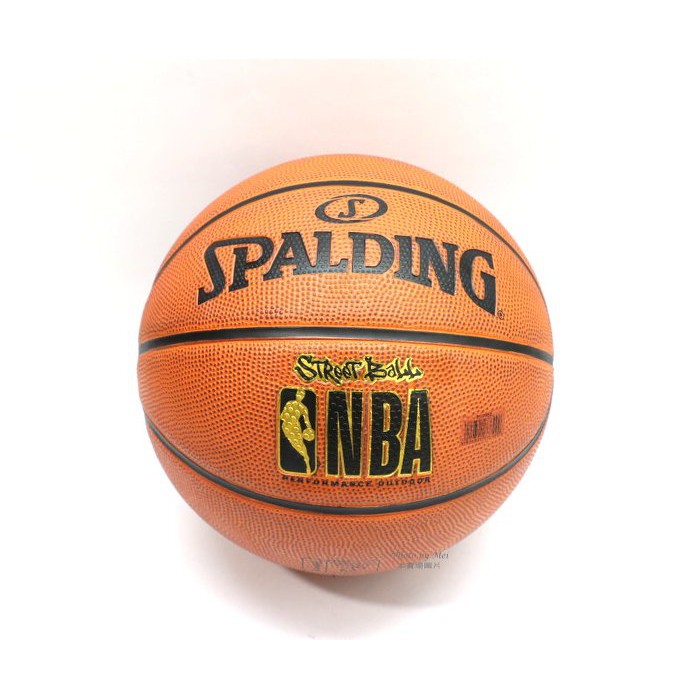 新品上架  【SPALDING斯伯丁】 Street Ball NBA 室內外籃球 / 7號籃球 (橘 73799)