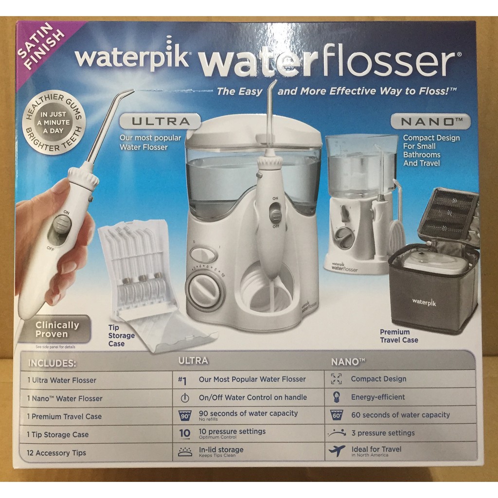 waterpik 沖牙機組 高效多功能沖牙機組 含座式及攜式 wp-140w wp-310w costco 代購 好市多