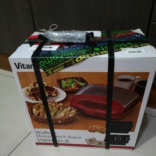 Vitantonio Vwh 30 R 附兩鐵盤日本帶回 全新未拆封 蝦皮購物