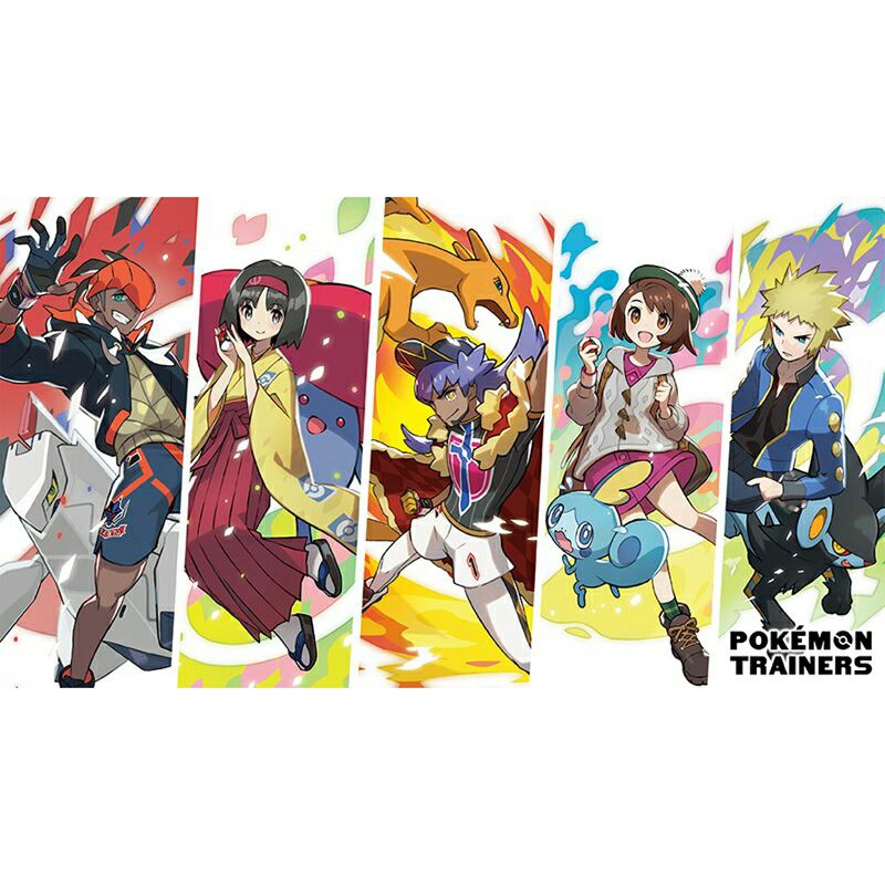 Pokemon Trainers 第二彈 貼紙 毛巾  丹帝 奇巴納 瑪俐 寶可夢 劍盾 神奇寶貝