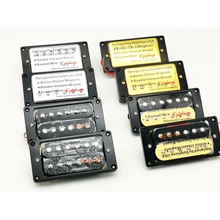 Epiphone Pickups LP Humbucker 拾音器, 用於 Epiphone Gibson 吉他鍍鉻金黑