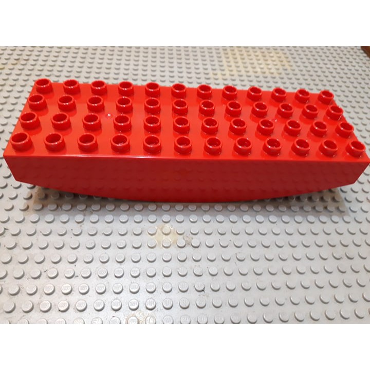 點點小豆 Lego 樂高積木得寶duplo 4x12 紅色遙遙板翹翹板平衡板一個如圖 蝦皮購物
