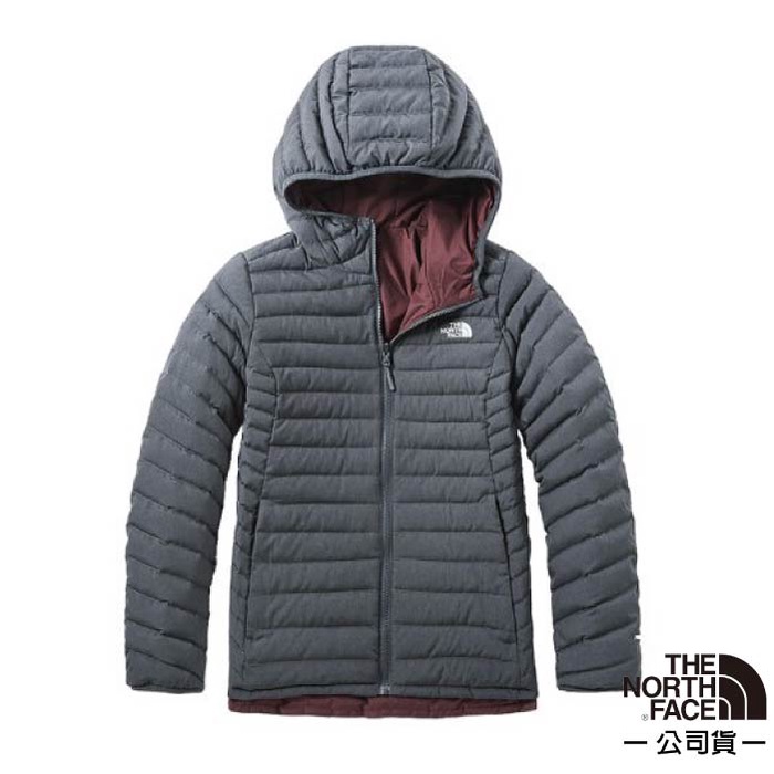 【美國 The North Face】女款 防風防潑透氣保暖兩面穿羽絨外套 DWR防潑水 3KTM-DYZ 深灰 N