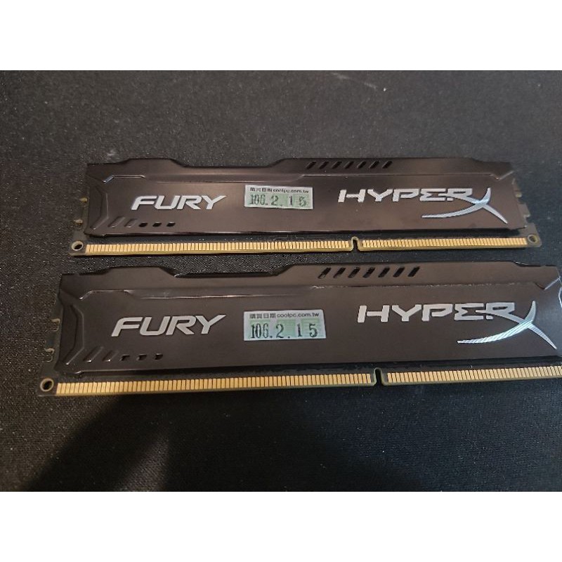 Kingston HyperX FURY DDR3 -1866 4G*2(HX318C10FBK2/8)