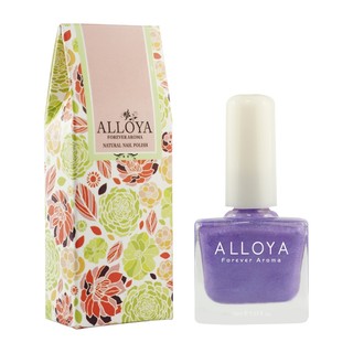 ALLOYA 英國愛若雅 水性無毒指甲油 Y051 閃紫夢想 10ml