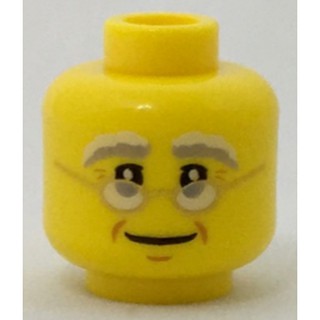 【樂高大補帖】LEGO 樂高 黃色 老爺爺臉【6185501/32909/3626cpb1838/80101】