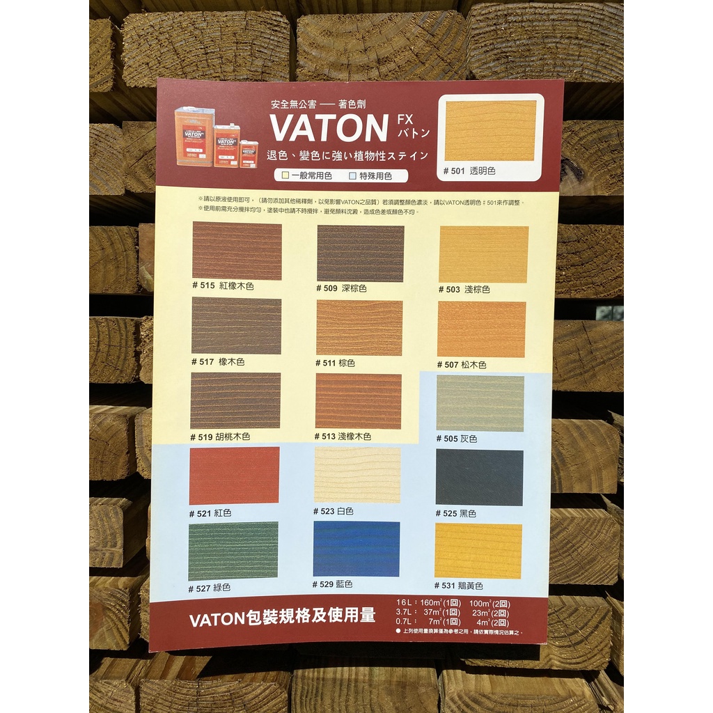 QURICHANE] 大谷塗料VATON 0.7L 日本進口護木漆護木油蠟感護膜撥水劑| 蝦皮購物