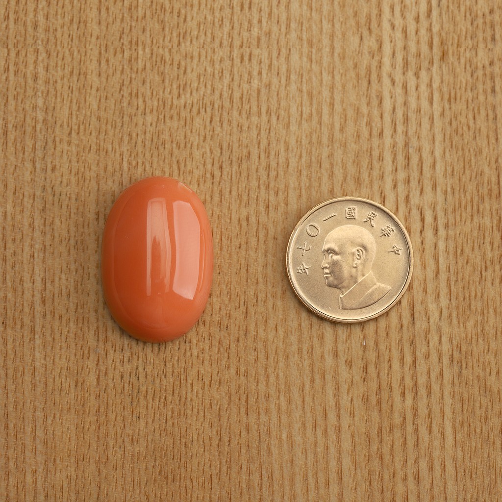桃色珊瑚蛋面戒面半成品紅珊瑚s 蝦皮購物