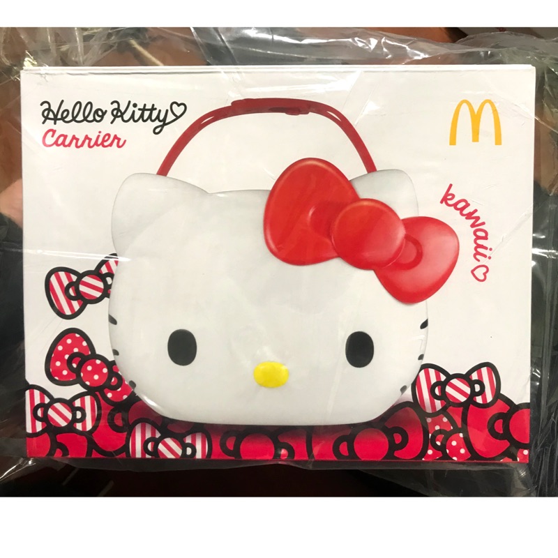 全新 麥當勞 hello Kitty 萬用置物籃 Hello Kitty 三麗鷗 台灣 置物籃 薯條