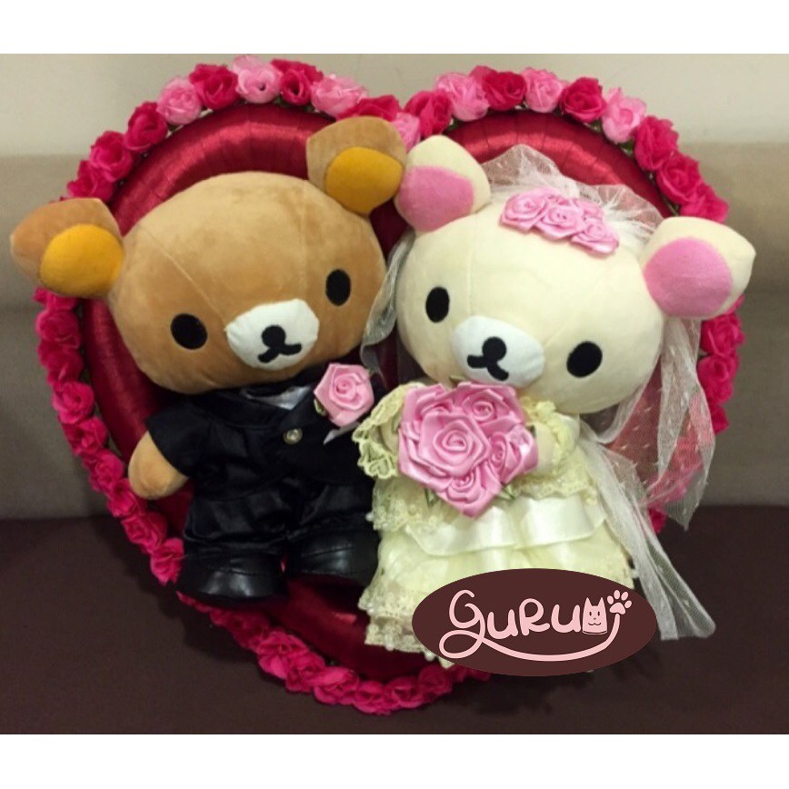 車頭綵/車頭彩(出租) - 【 拉拉熊 懶懶熊 (Rilakkuma)】新娘禮車車花租借(租期7天)