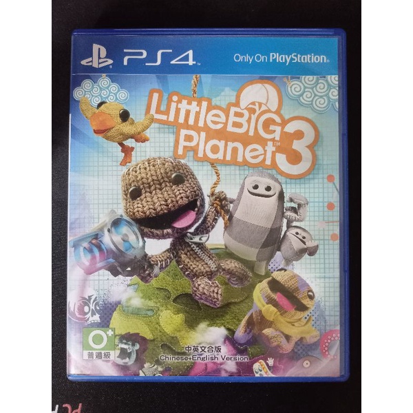 PS4小小星球大冒險3 littlebigplanet 3(中文版)