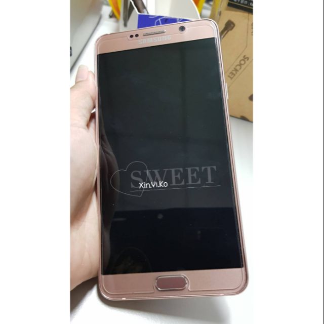 Samsung Galaxy Note 5 64G 雙卡智慧手機 玫瑰金