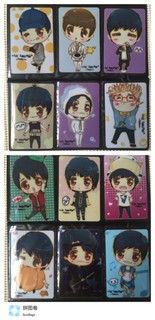韓國 Superjunior 李晟敏 晟敏 手繪 卡通 卡貼一組 25入 限量 絕版 明星周邊商品