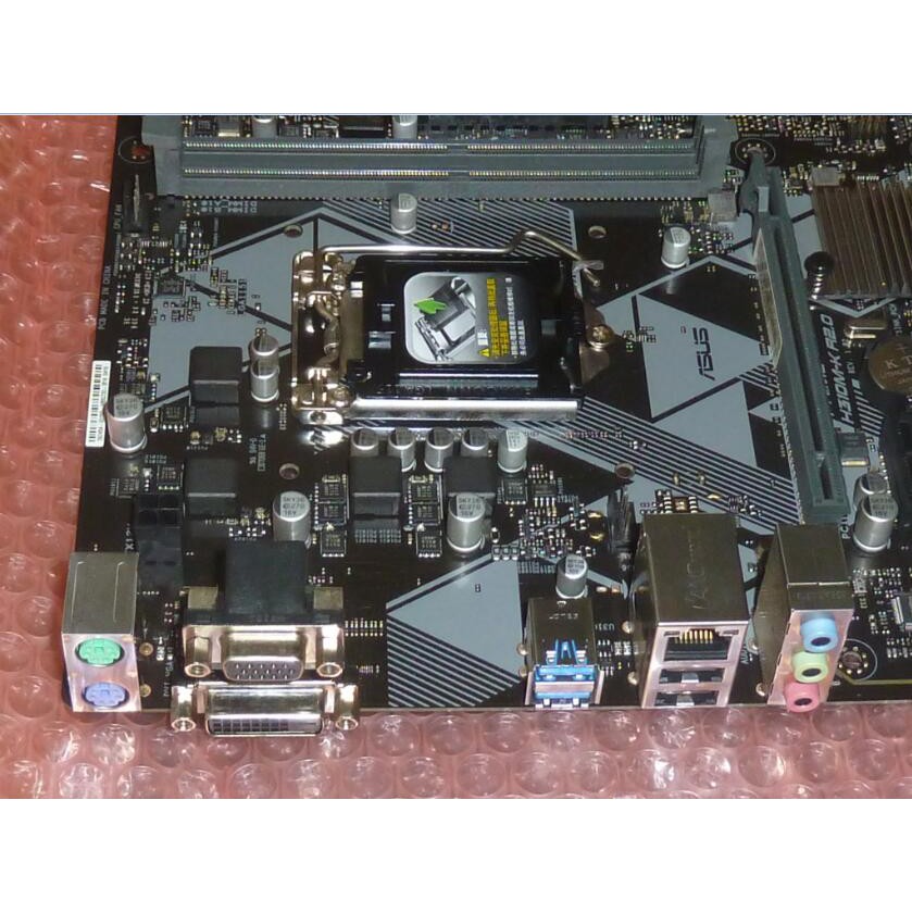 ASUS 華碩 PRIME H310M-K R2.0 1151 DDR4 原廠換回 保內 2021年12月20 附後檔板
