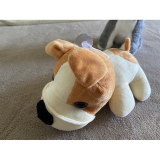 狗狗造型可掛式絨毛玩偶 （二手）