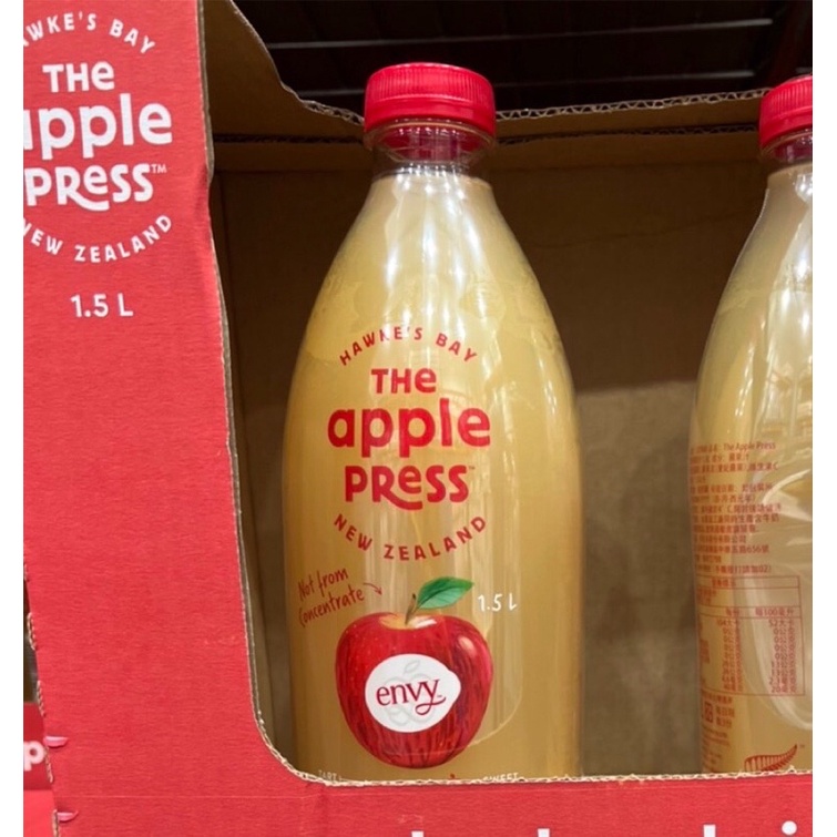 好市多The Apple Press 紐西蘭進口愛妃蘋果汁 1.5公升（低溫宅配）