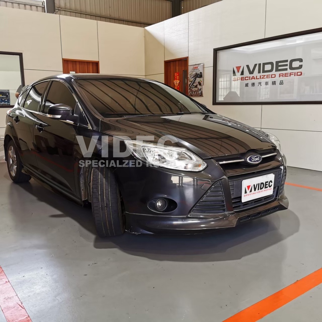 威德汽車 福特 FORD 13 FOCUS 4D 5D MK3 前下巴 後下巴 側裙 大包 原廠型 空力套件 ABS