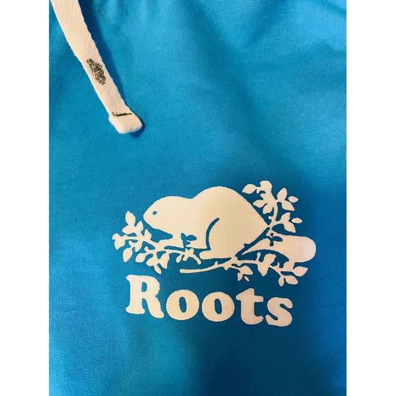 Roots長褲8號藍色
