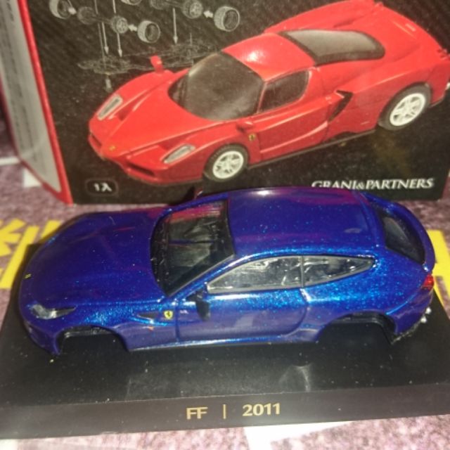 7-11 絕版 1/64 第一代 法拉利 Ferrari FF (KYOSHO 京商 多美 綠光 greenlight)