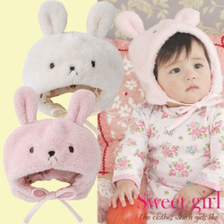 FG美選 日本Sweet girl 嬰兒帽子 冬天兒童保暖配件 造型兔子帽 小熊帽 出生必備品