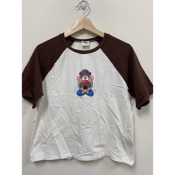 &lt;現貨/降價/二手&gt;Queenshop 蛋頭先生聯名棒球造型上衣T恤T-shirt