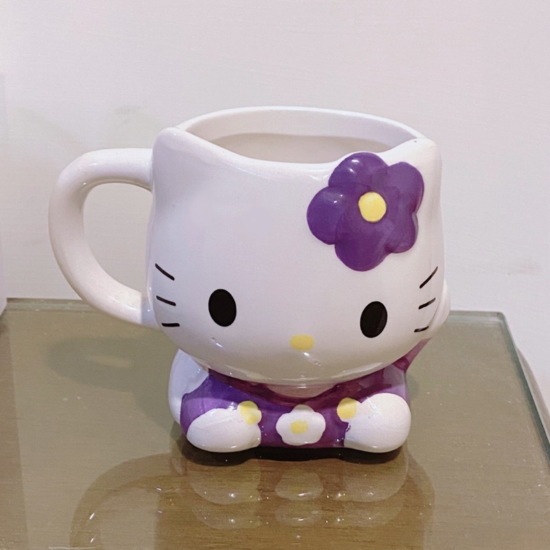 Hello Kitty 凱蒂貓 北海道小樽 銀之鐘 杯子 陶瓷杯 馬克杯 咖啡杯