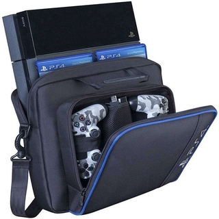 PS4單肩收納包 PS4主機旅行包 PS5尼龍遊戲主機包 PS4 SLIM收納包