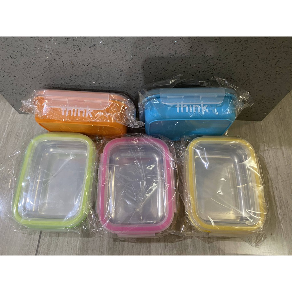 thinkbaby 公司貨 正品 不銹鋼餐具四件組-拆售 便當盒 韓國製