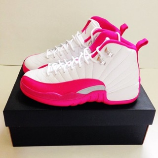 Nike Air Jordan 12 Retro GG 白 粉 紅 情人節 女鞋 510815-109