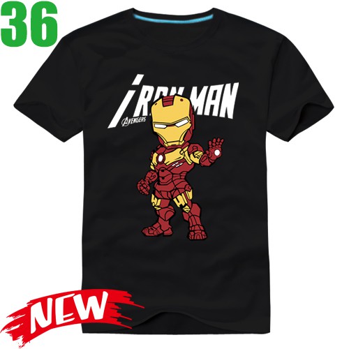 【鋼鐵人 Iron Man】短袖漫威漫畫電影超級英雄系列T恤(共6種顏色) 任選4件以上每件400元免運費!【賣場十三】